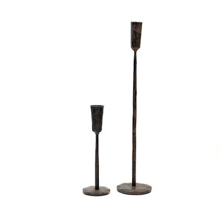 Candlesticks shown in large and small size